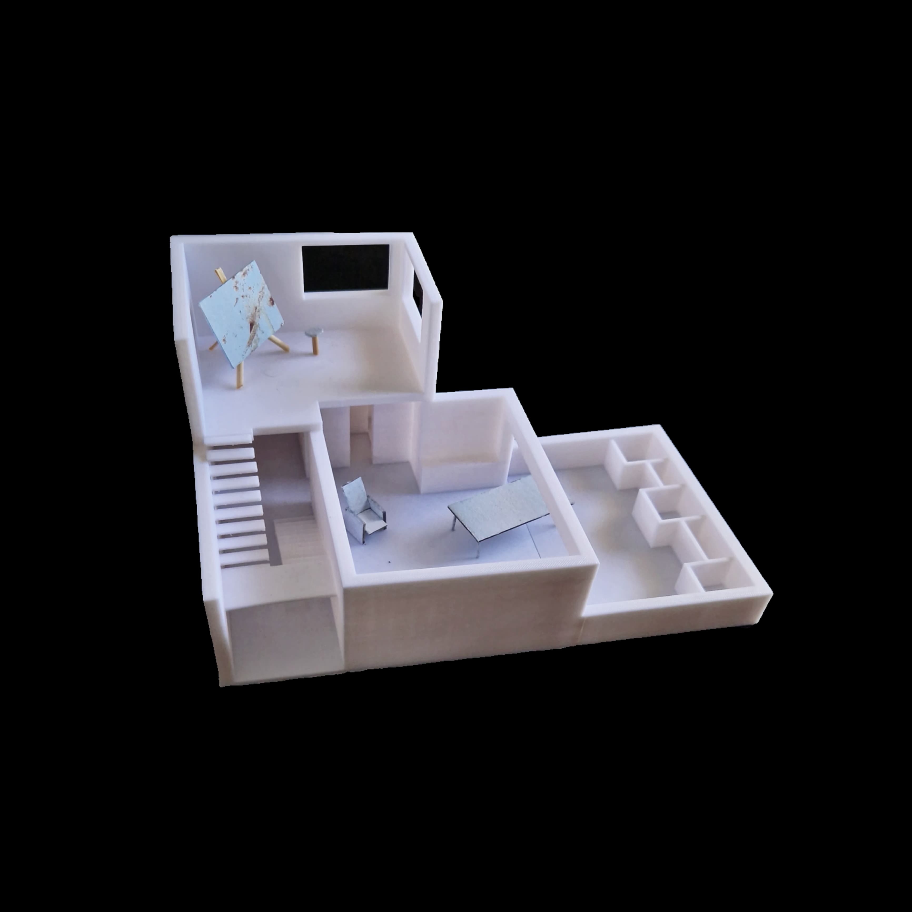 Proyecto de ingeniería con piezas 3D